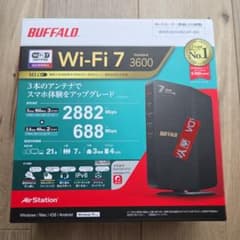 BUFFALO Wi-Fi 7 ルーター WSR3600BE4P - メルカリ