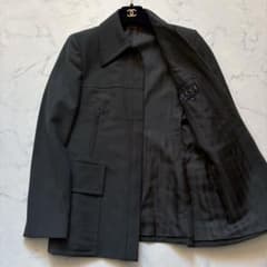 美品 GUCCI グッチ トムフォード期 ウールジャケット カーキ 比翼 42