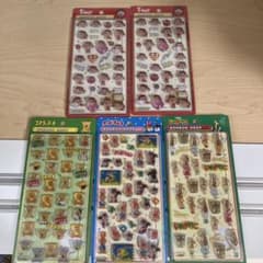 ボンボンドロップシール　ペコちゃん　じゃがりこ　コアラのマーチ　クッピーラムネのサムネイル