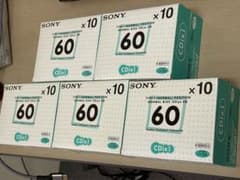 未開封SONYカセットテープ60分×50本のサムネイル