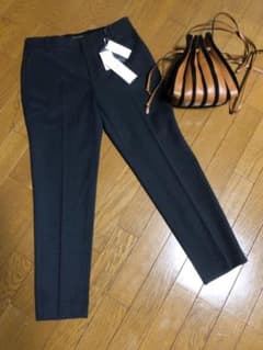 23区 新品未使用 タグ付き テーパードパンツ ネイビー 40 L ストレッチのサムネイル