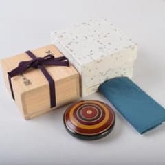 茶道具 中村香鳳作 独楽塗 香合 共箱 V 8566 - メルカリ