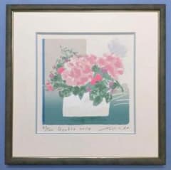福本吉秀 Gentle voice 版画 絵画 額装 花 インテリア 風景画 福本吉秀 Gentle voice 版画 絵画 額装 花 インテリア 風景画 - メルカリ