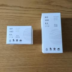 こしか　KOSHIKA ジェル　クリーム 50g & ミルク乳液 100mlのサムネイル