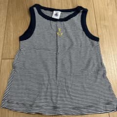 うゆ⭐︎プロフ様　専用 プチバトー　ストライプタンクトップ（アンカー刺繍）のサムネイル