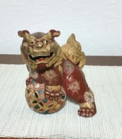 九谷 狛犬  焼き物 九谷焼 狛犬 - メルカリ