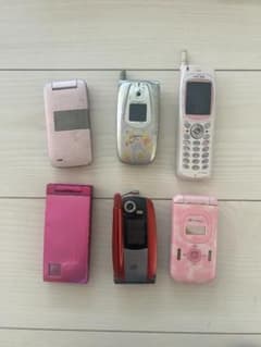 ガラケー6台　まとめ ジャンク品】ガラケー 携帯電話 6台まとめ売り レトロ コレクション