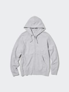 UNIQLO スウェットフルジップパーカー M グレーのサムネイル