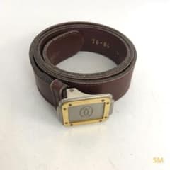 Cartier カルティエ サントス ボルドー レザー コンビ バックル