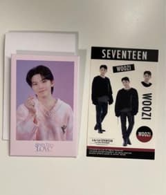 SEVENTEEN セブチ ウジ 缶バッジ ステッカー LOVE 1番くじのサムネイル