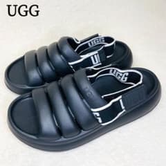 UGG Sport Yeah アグ スポーツサンダル 厚底 2way 黒 24 - メルカリ