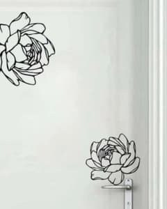 薔薇 お花 ウォールステッカーのサムネイル
