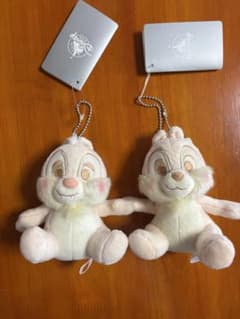 レア】ディズニー チップとデール ぬいばキーホルダー - メルカリ