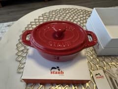 Staub セラミック ココット ラウンド チェリー - メルカリ