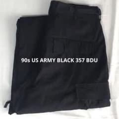 90s US ARMY BLACK 357 BDU ミリタリーカーゴパンツのサムネイル