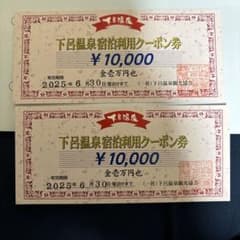 下呂温泉 宿泊利用クーポン券 2枚セット　あゆっち様専用のサムネイル