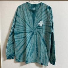 HUF ロングスリーブシャツ　長袖　タイダイ　グリーンのサムネイル