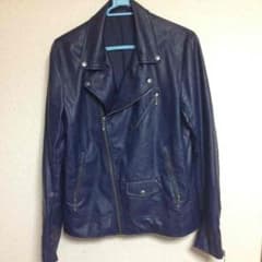 ダブルライダースジャケット(Navy)のサムネイル