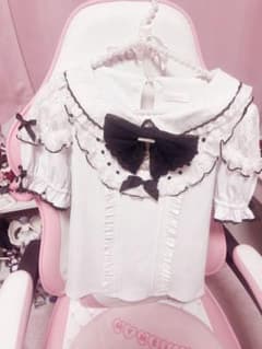 LIZLISA はしごレースハートカットブラウス ホワイト ♥LIZ LISAはしごレースハートカットブラウス ホワイト - メルカリ