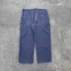 90~00s Carhartt ペインターパンツ ダック地 黒 茄子紺 グレー - メルカリ