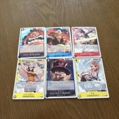 ワンピースカードゲーム キャラクターカード 6枚セットのサムネイル