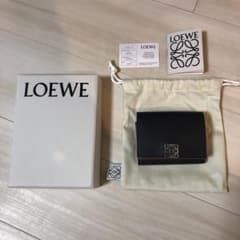 LOEWE  ペブルグレインカーフトライフォールドウォレット　三つ折り財布のサムネイル