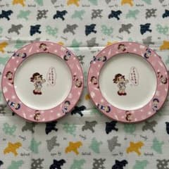 不二家　ペコちゃん　お子様ランチ　プレート　皿　ノリタケのサムネイル