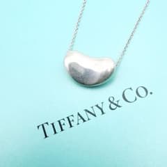 3111-1 人気✨Tiffany ビーン ネックレス SV925 - メルカリ