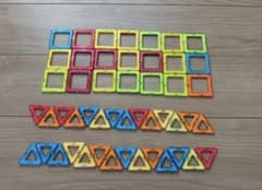 マグネット ブロック モンテッソーリ 知育玩具 おもちゃ 磁石のサムネイル