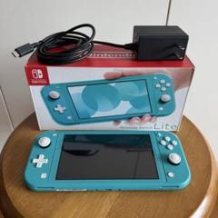 Nintendo Switch Lite ターコイズ どうぶつの森ケース付