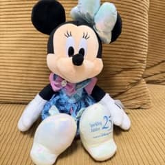 ディズニーシー 25周年 スパークリングジュビリー ミニー ぬいぐるみ