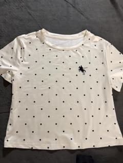 ドット柄 半袖Tシャツ ホワイトのサムネイル