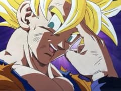 ポ*ポ様 ドラゴンボールZ 大判セル画 goodbye 悟飯（孫悟空SS） - メルカリ