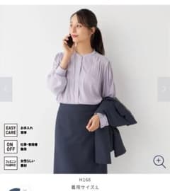 【新品未開封】ORIHICA美ラクるブラウス 割繊シャーリング商品説明Ｌサイズのサムネイル