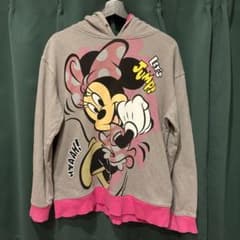 Tokyo Disney ミニーマウス パーカー グレー ピンク Lのサムネイル