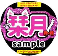 ミーアイ me:i 飯田栞月 デビュー ファンミ ネームボード