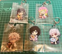 鬼滅の刃【ぎゅぎゅっと アクリルキーホルダー 】 5点　食べ物シリーズ