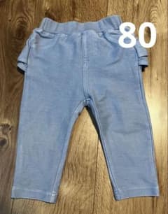 水色 フリル付きパンツ 80cmのサムネイル