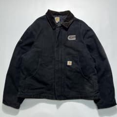 カーハート トラディショナルジャケット XL 黒 ブラック 単丈 ○7642 