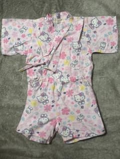 ハローキティ 甚平 ピンク 90cmのサムネイル