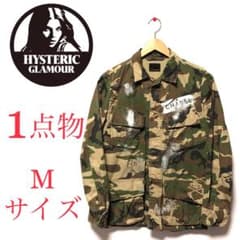 ■レア・1点物■ヒステリックグラマー■ミリタリージャケット・M・迷彩・カモフラ