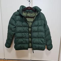 UNIQLO キッズ中綿ジャケット グリーンのサムネイル