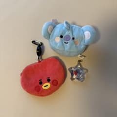 BT21 TATA 릴 첨부 패스 케이스 인형 키링