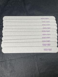 ネイルファイル サロン監修 100/180G 両面 エメリーボード 10本セットのサムネイル