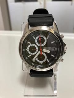 SEIKO クロノグラフ クォーツ腕時計 ブラックのサムネイル