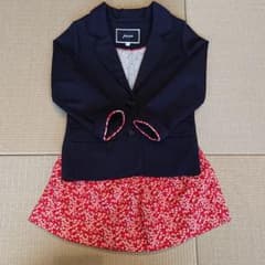 女の子 フォーマル 入学式 リバティ柄のサムネイル
