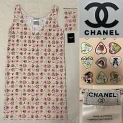 CHANEL シャネル バレンタイン ノースリーブ ワンピース ピンクのサムネイル