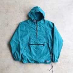 90s ウールリッチ wool rich ナイロン アノラックパーカー M水色