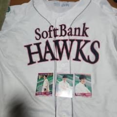 SoftBank Hawks ユニフォーム 3XL + 選手カードのサムネイル