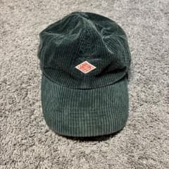 DANTON (ダントン)コーデュロイキャップ グリーン　帽子のサムネイル